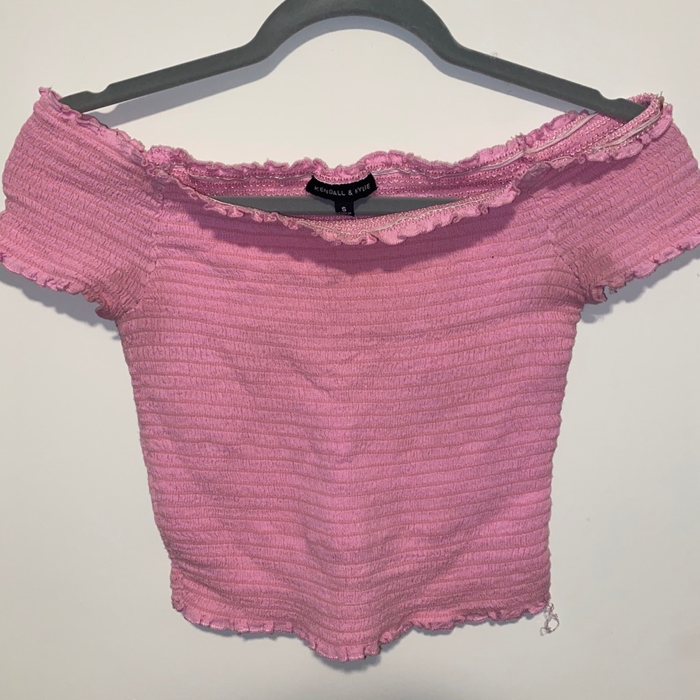 Kendall and Kylie Pink Top